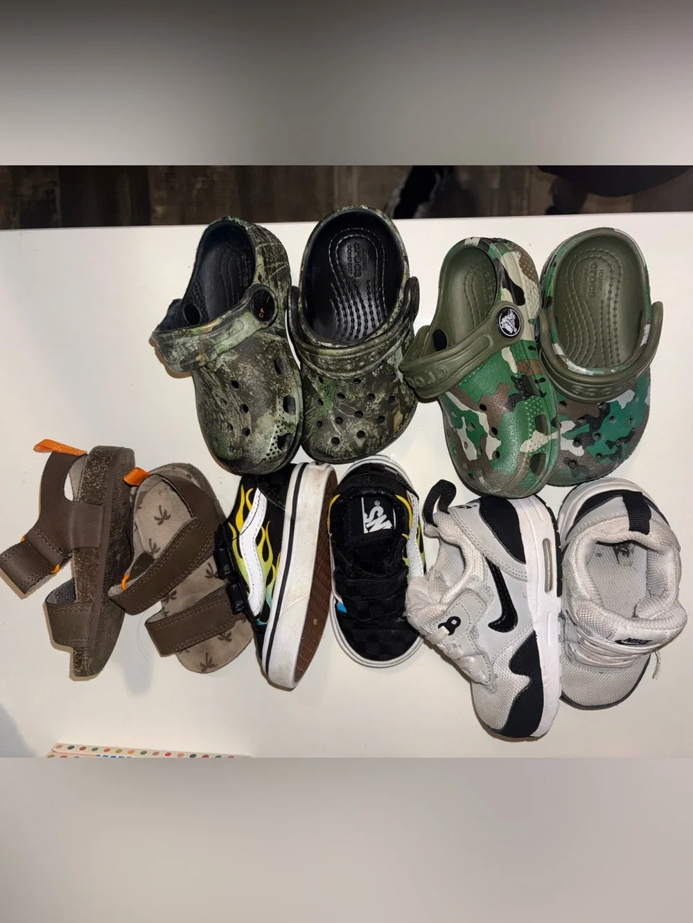 Boy Shoes Bundle - Nike , Crocs , Vans
